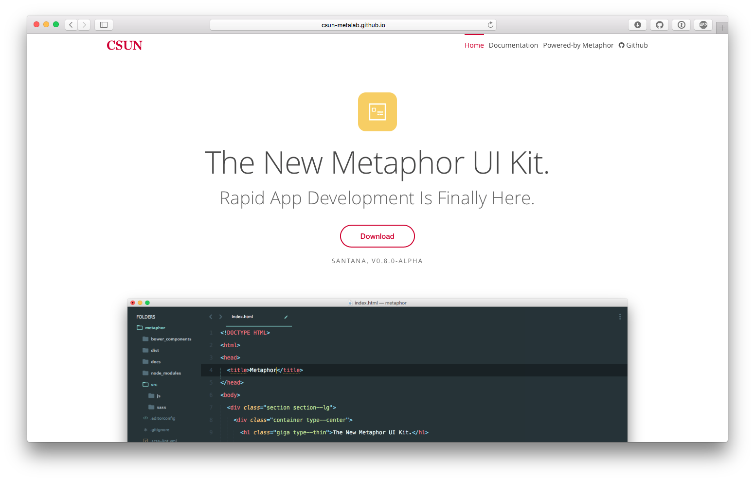 Metaphor UI Kit